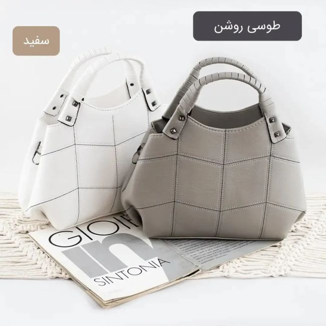 کیف زنانه چرم مصنوعی روزمره بند بلند