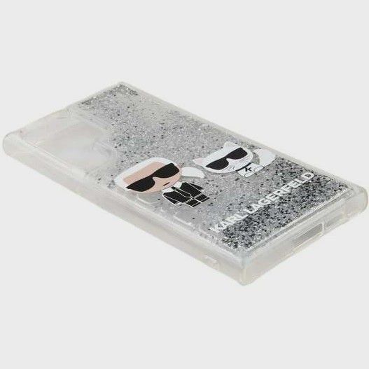 کاور گوشی موبایل اکلیلی نقره ای کارل لاگرفلد مناسب برای سامسونگ Galaxy S23 Ultra کد 8-00130