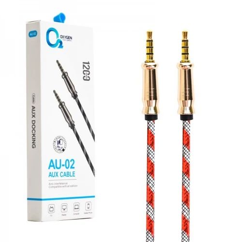 کابل 1 به 1 صدا AUX اکسیژن OXYGEN طول 1.2 متر مدل AU-02