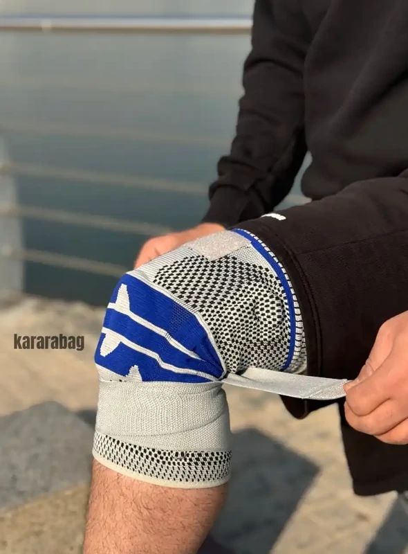 زانو بند اتل دار بند دار چسبی کد 18801