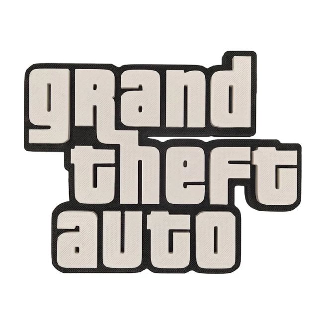 دکوری مدل لوگو GTA digi