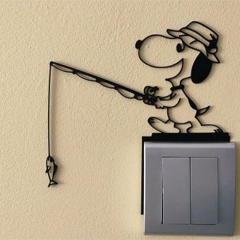 استیکر کلید و پریز  اسنوپی کد 3