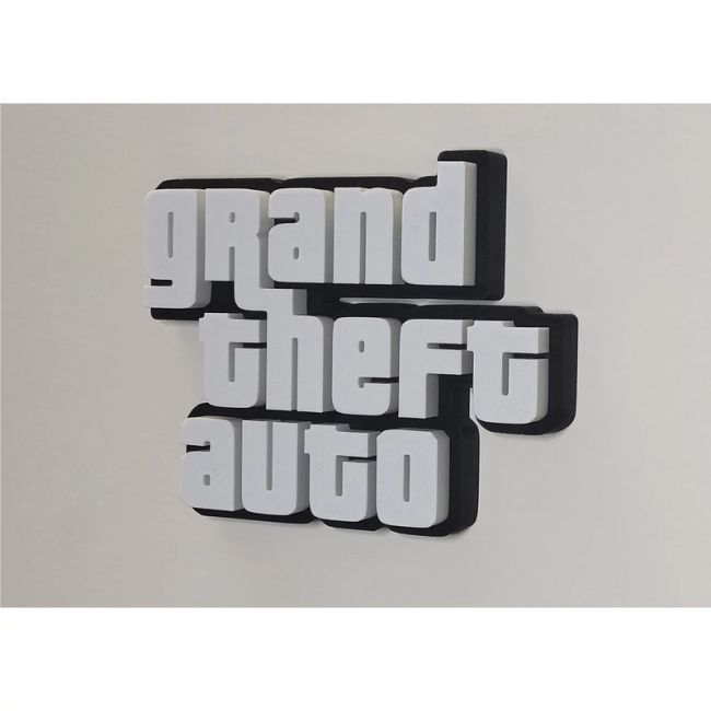 دکوری مدل لوگو GTA digi