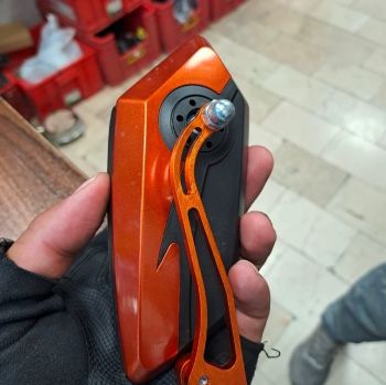 آینه رنتال اسپرت نارنجی