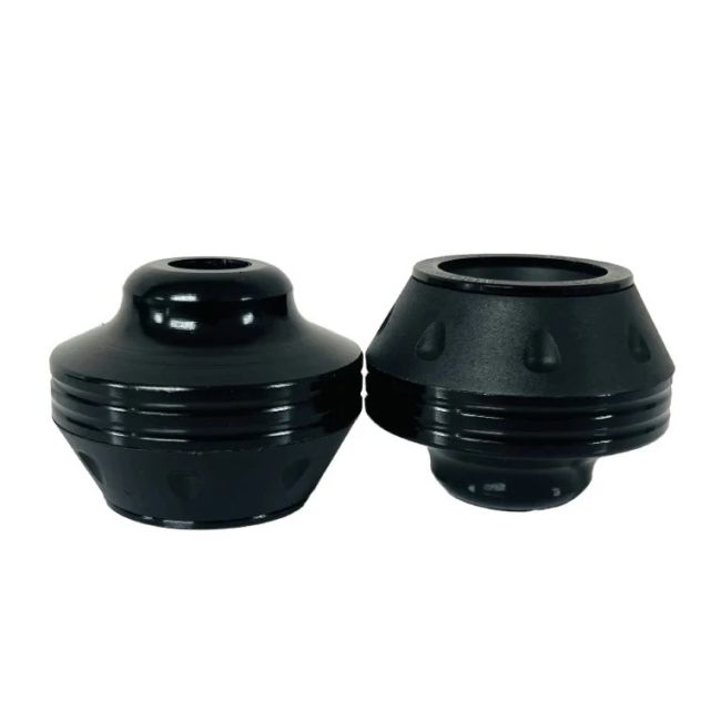 پروتکشن چرخ جلو موتور سیکلت وارون مدل گوشکوبی کد B-22-BLK بسته 2 عددی