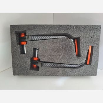 هندگارد کربن قرمز محافظ دست