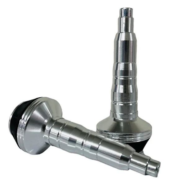 پروتکشن بدنه موتور سیکلت وارون مدل گوشکوبی CNC کد B-42-SLVR بسته 2 عددی