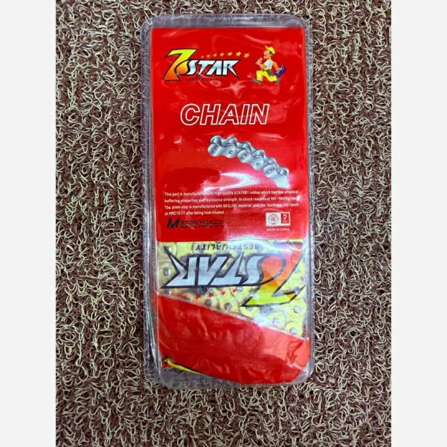 زنجیر موتور سیکلت سی جی ال طلایی 110 دونه 