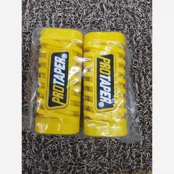 لاستیک رکاب ژله ای موتور سیکلت زرد 