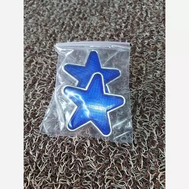 شبرنگ بغل گوشواره ستاره پیچ 6 آبی 