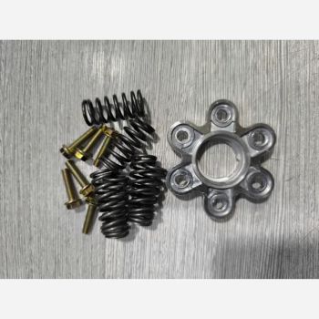 پیچ وفنر آلومینیوم چهار شاخ کلاچ 6 پیچ 