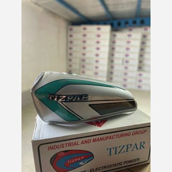باک موتور سیکلت هندا نقره ای  کاستوم خط سبز 
