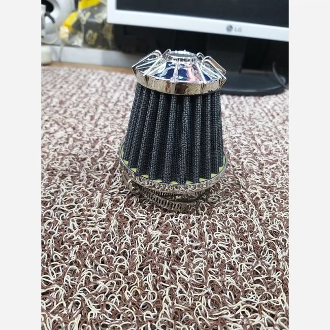 هواکش موتور سیکلت اسپرت نقره ای 