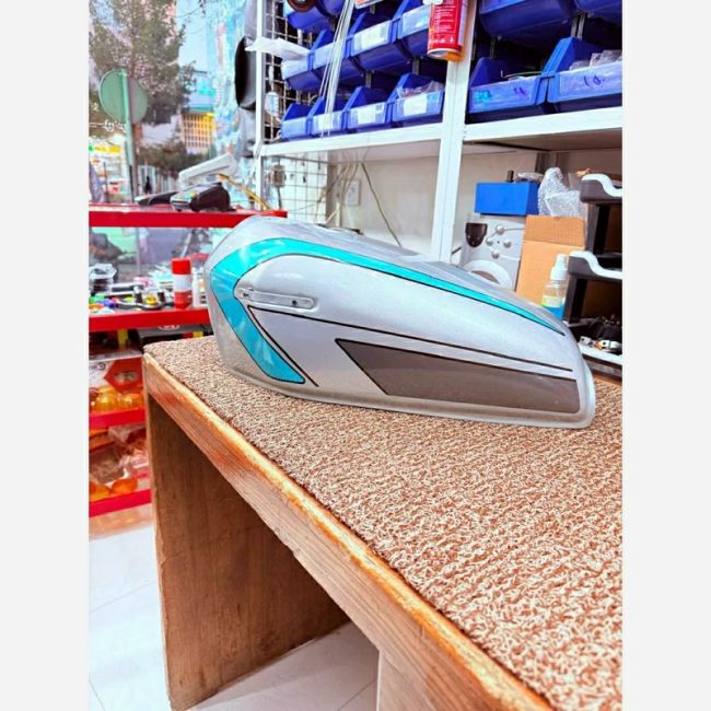 باک موتور سیکلت هندا انژکتور نقره ای 74