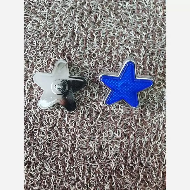 شبرنگ بغل گوشواره ستاره پیچ 6 آبی 