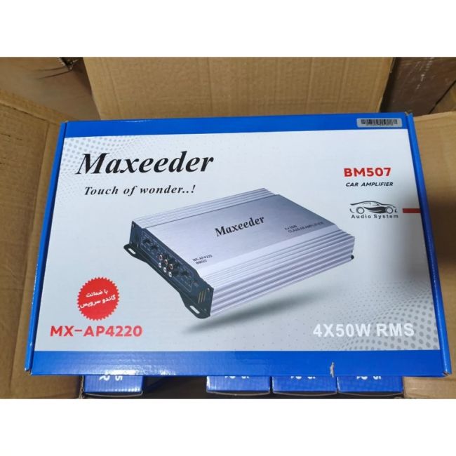 آمپلی فایر خودرو 4 کانال مکسیدر مدل MX-AP4240 BM507