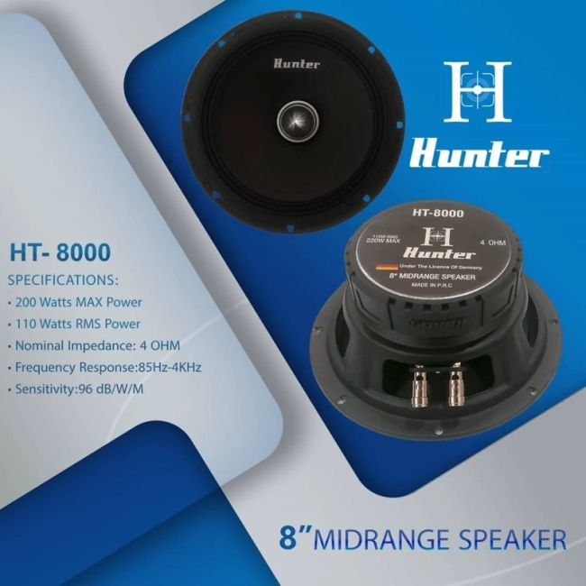 میدرنج 8 اینچ هانتر مدل HT - 8000