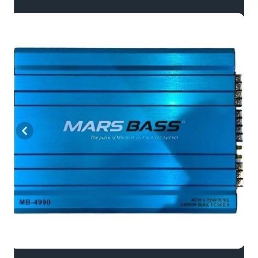 آمپلی فایر خودرو 4 کانال مارس بیس مدل MARS BASS 4*70