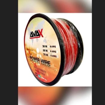 سیم برق 8 گیج افشان power wire AVAX متراژ 70 متری