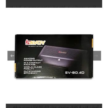 آمپلی فایر 4 کانال ساووی مدل SV-80.4D سری حرفه ای