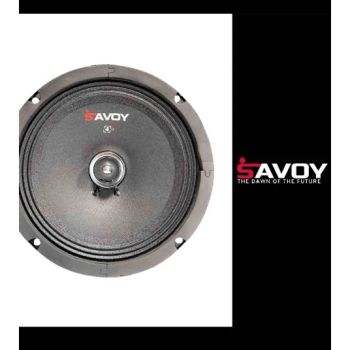 میدرنج 8 اینچ ماشین بولت فلزی خودرو با قاب محافظ 400Wوات اصلی ساوویSAVOY مدلSV.88B مگنت سنگین آمپلی خور (بسته 2عددی)