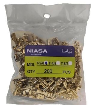 سر سیم خودرو نیاسا مدل T-2/8 بسته 200 عددی