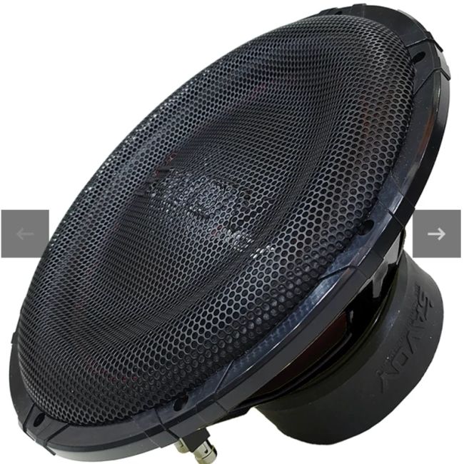 سابووفر ساووی SAVOY مدل SV-123 P2 سایز 12 اینچ دو کویل با توان 400 وات RMS