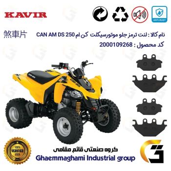 لنت دیسکی ترمز جلو موتور سیکلت چهارچرخ کد 1147147 مناسب برای کن ام دی اس CAN AM DS 250 بسته دو عددی