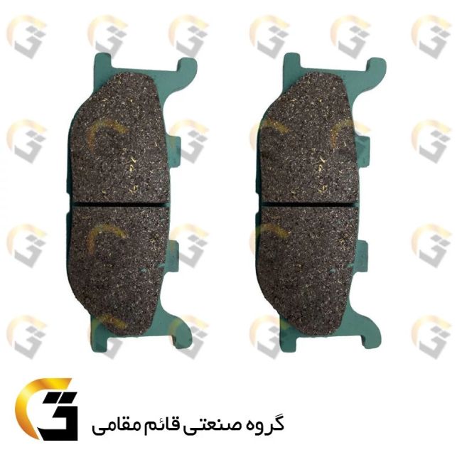 لنت دیسکی ترمز جلو موتور سیکلت  کد 1027  مناسب برای دینو آر زد 3 DINO RZ3 دینو موتور