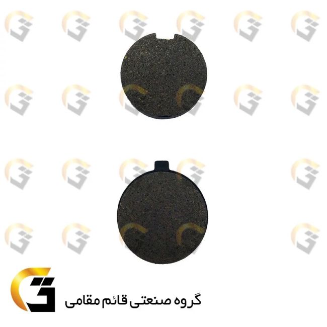 لنت دیسکی ترمز جلو موتور سیکلت گرد  کد 1051  مناسب برای تریل پرواز جی وای PARVAZ GY200 نیروموتور