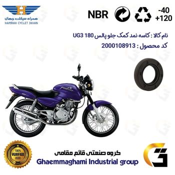 کاسه نمد کمک جلو موتورسیکلت کد 13143105 مناسب برای پالس 180 UG3 (هندلی،زین یک تکه) همراه سیکلت جهان 