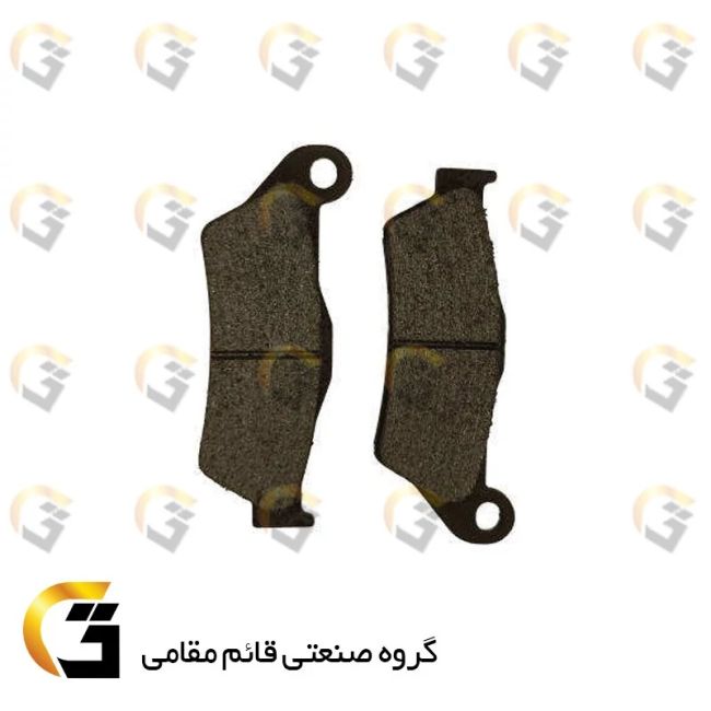 لنت دیسکی ترمز جلو موتور سیکلت  کد 1031  مناسب برای دیسکاور 150 BAJAJ DISCOVER همراه سیکلت جهان