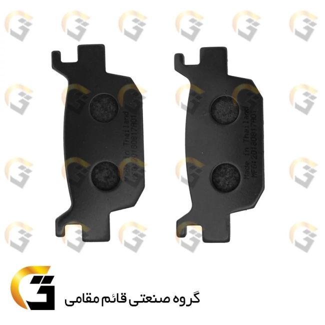 لنت دیسکی ترمز عقب موتور سیکلت  کد 1176  مناسب برای کیو جی اس آر وی 250 وی اس KAVIR QJ MOTOR SRV 249 VS کویر موتور