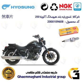 شمع پایه بلند موتورسیکلت کد 9136 مناسب برای هیوسانگ آکویلا HYOSUNG AQUILA 250 برند ان جی کا NGK