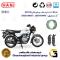 پک اقتصادی لنت ترمز جلو و عقب موتور سیکلت  کد 1666026 مناسب برای هانی بی ام HANI BM 200 (طرح بوکسر) هانی موتور