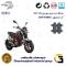 پک اقتصادی لنت ترمز جلو و عقب موتور سیکلت  کد 1052018 مناسب برای بنلی تی ان تی BENELLI TNT 135 نیکران موتور