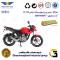 زنجیر موتورسیکلت رنگ طلایی کد 1428132 مناسب برای پالس 135 BAJAJ PULSAR LS  همراه سیکلت جهان