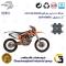 لنت دیسکی ترمز جلو موتور سیکلت کد 1018  مناسب برای کراس کایو KAYO K6 ENDURO نیکران موتور