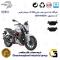 لنت دیسکی ترمز عقب موتور سیکلت  کد 1176  مناسب برای بنلی 250 تک سیلندر قدیم BENELLI TNT 25 نیکران موتور 