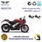 والف لاستیکی موتورسیکلت کد 9001 مناسب برای ان اس BAJAJ RS 200 بسته دو عددی