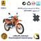 لنت دیسکی ترمز عقب موتورسیکلت  کد 1009  مناسب برای تریل نامی NAMI QM 200 نیرومحرکه