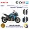 پک اقتصادی لنت ترمز جلو و عقب موتور سیکلت  کد 1055015 مناسب برای زونتس زد 4 250 ایکس ZONTES Z4 249 X کویرموتور