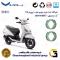 پک دو عددی لنت ترمز کاسه ای جلو و عقب موتور سیکلت  کد 1666666 مناسب برای تی وی اس ژوپیتر 110 TVS JUPITER نیروموتور