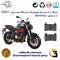 لنت دیسکی ترمز جلو موتور سیکلت  کد 1066  برای بنلی 250 (249) جفت سیلندر BENELLI 250S