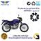لاستیک توپی (ضربه گیر) چرخ عقب موتورسیکلت کد 1550 مناسب برای پالس 180 همراه سیکلت جهان
