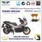 پک اقتصادی لنت ترمز جلو و عقب موتور سیکلت کد SC0824009062 مناسب برای همراه ای دی وی HAMRAH AD 150 (طرح ADV) همراه سیکلت 