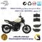 پک اقتصادی لنت ترمز جلو و عقب موتور سیکلت  کد 1052305 مناسب برای کی وی 250 ان آر KEEWAY K 249 NR نیکران موتور