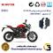 پک اقتصادی لنت ترمز جلو و عقب موتور سیکلت  کد 1055015 مناسب برای زونتس زد 2 150 زد 2 ZONTES Z2 150 Z2 کویرموتور