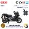 پک اقتصادی لنت ترمز جلو و عقب موتور سیکلت  کد 1009062 مناسب برای هانی ای دی HANI AD 180 (طرح ADV) هانی موتور