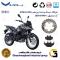 پک اقتصادی دیسک ترمز و لنت ترمز عقب موتورسیکلت کد 4910147 مناسب برای اس وای ام ان اچ SYM NH 250 نیروموتور